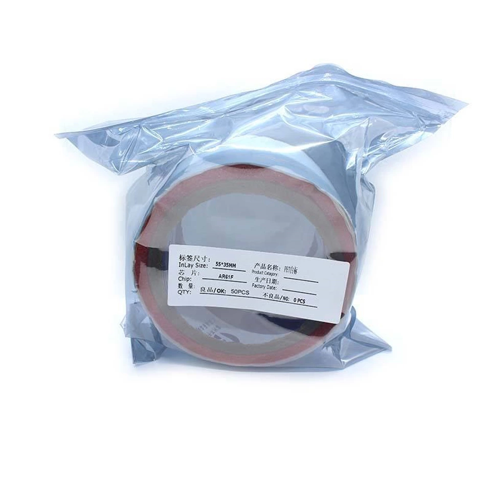 Высококачественная RFID-метка с мокрой инкрустацией UHF RFID-метка с сухой инкрустацией для одежды, металла, медицины, пластика, отслеживания активов